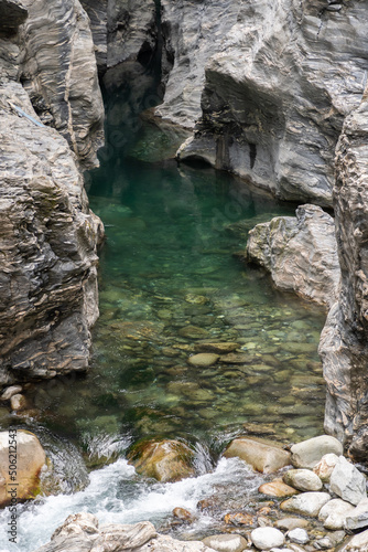 Incredible Viamala canyon in Grison in Switzerland © Robert