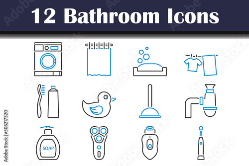 Bathroom Icon Set