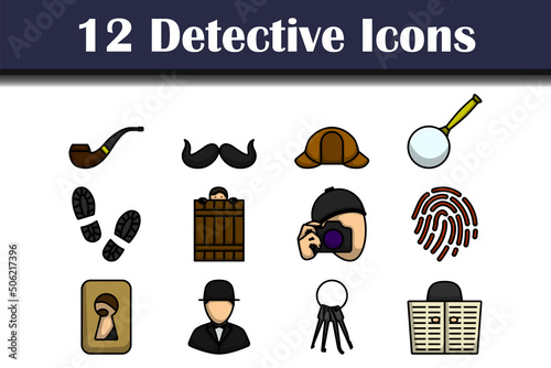 Detective Icon Set