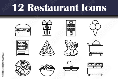 Restaurant Icon Set