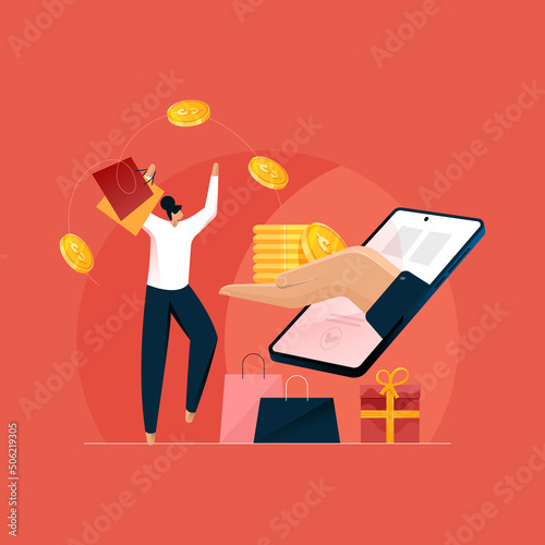 Cash Back and Loyalty Program, Saving and Refund Money from Online Shopping