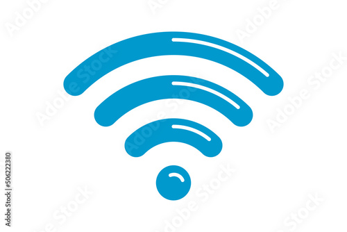 Wi Fi symbol signal connection. Vector wireless internet technology sign. Wifi network communication icon.