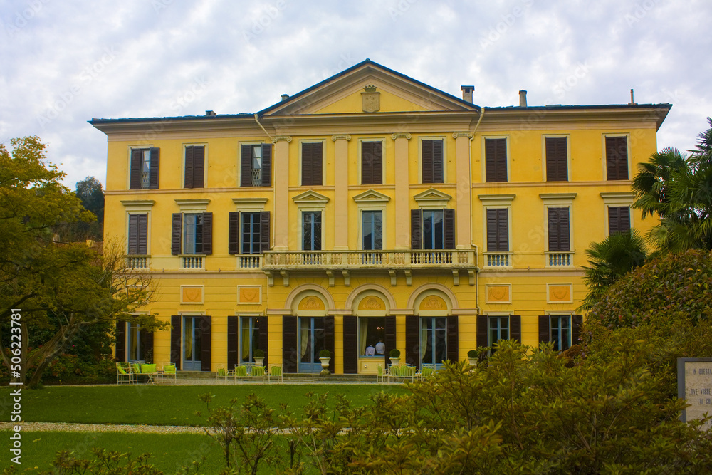 Villa Parravicini Revel on the shore of Lake Como in city Como