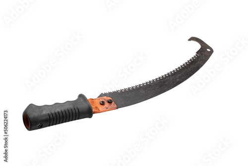 Pruning saw isolated on white