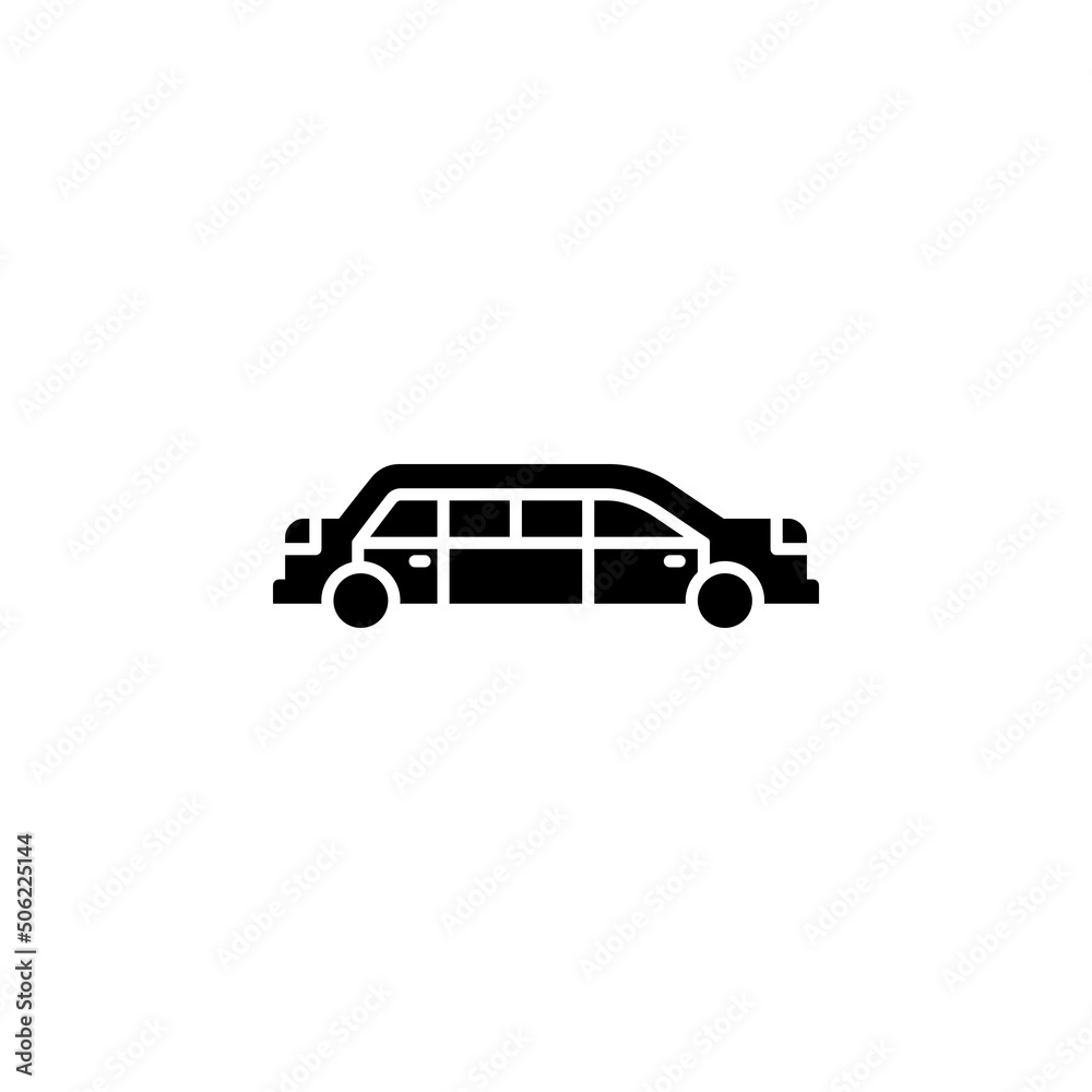 limousine vector icon. transportation and vehicle icon solid style. perfect use for icon, logo, illustration, website, and more. icon design solid style limousine vector icon. transportation and vehicle icon solid style. perfect use for icon, logo, illustration, website, and more. icon design solid style
