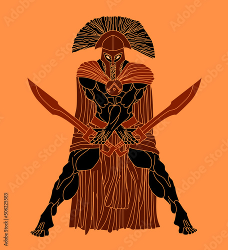 greek mythology warrior ares knight