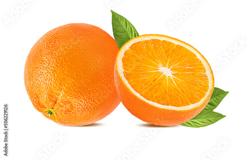  orange fruit isolate on white background