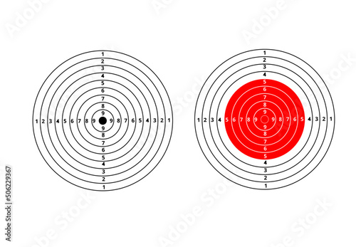 outline rifle target