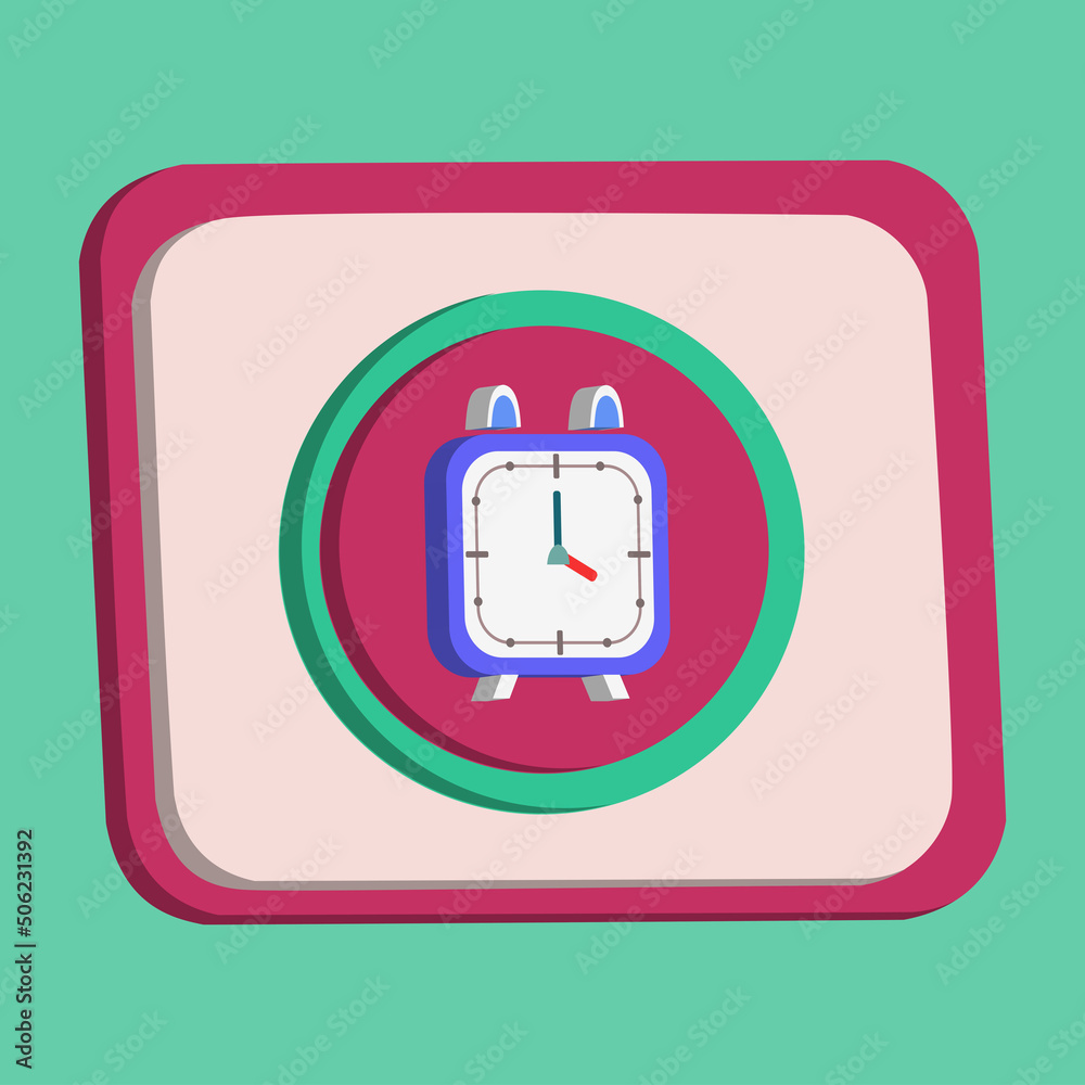 3D clock icon button vector pink background, best for property design images, editable colors, popular vector 3D clock icon button vector pink background, best for property design images, editable colors, popular vector