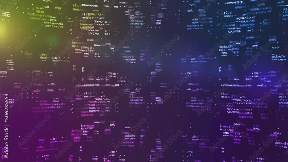 Hexadecimal big data digital code running through black and blue mainframe in a futuristic information technology computer. Hexadecimal big data digital code running through black and blue mainframe in a futuristic information technology computer.