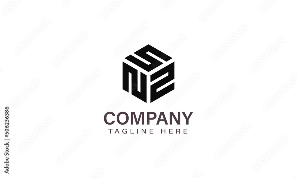 Letter SNZ Logo, Three Letter Logo, Alphabet S N Z Hexagon Shape Vector Icon Template Letter SNZ Logo, Three Letter Logo, Alphabet S N Z Hexagon Shape Vector Icon Template