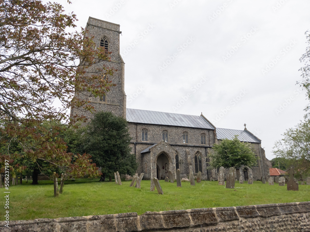 A church in the village of Trunch, Norfolk, England
