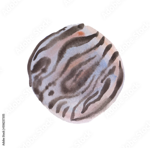 Animal Fur Texture. White Watercolor Paint Pattern. Zebra Skin Print. White Ethnic Tribal Motifs. Retro Asian Zoo. Red Animal Print Watercolour.