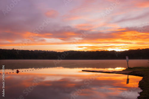 Magic Sunrise in Brazilian Savannah