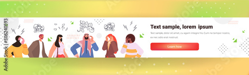 depressed people with tangled brains psychotherapy session treatment of stress addictions mental problems