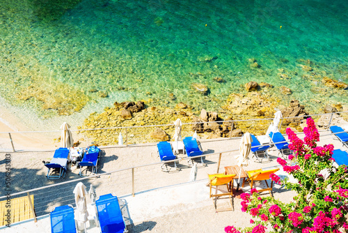 Fototapeta Naklejka Na Ścianę i Meble -  Paleokastritsa beach on Korfu, Greece