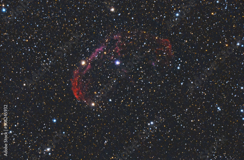 Принти на полотні Crescent Nebula,   emission nebula in the constellation Cygnus,  formed by the fast stellar wind