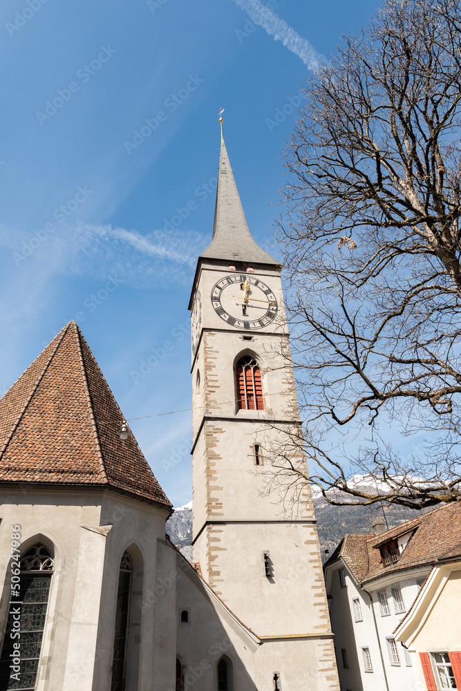 Saint Martin church in Chur in Switzerland