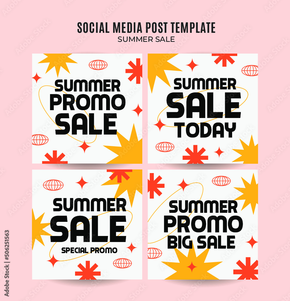 Happy Summer Vibes Web Banner for Social Media Square Poster, banner, space area and background Happy Summer Vibes Web Banner for Social Media Square Poster, banner, space area and background