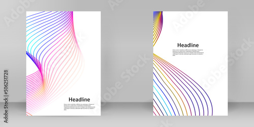 Business templates for multipurpose presentation. Easy editable vector EPS 10 layout. design brochure A4 format advertising, for new product newsletters, technology graphics, report firm, event party © Yuriy Bogdanov