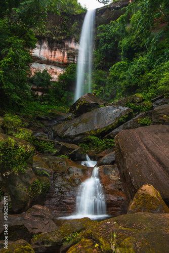 Tad Pho waterfall  Beautiful waterfall in Phu Langka national Park  Nakhon Phanom  province  ThaiLand.