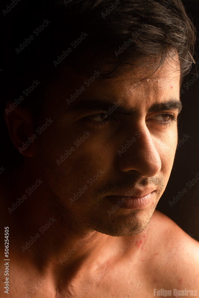 Portrait of a thoughtful young man Portrait of a thoughtful young man