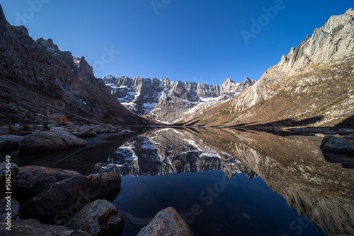 mountain and valley in Sichuan China