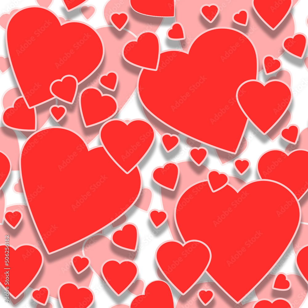 Valentine-Heart seamless texture Valentine-Heart seamless texture