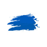 Grunge blue brush stroke design vector
