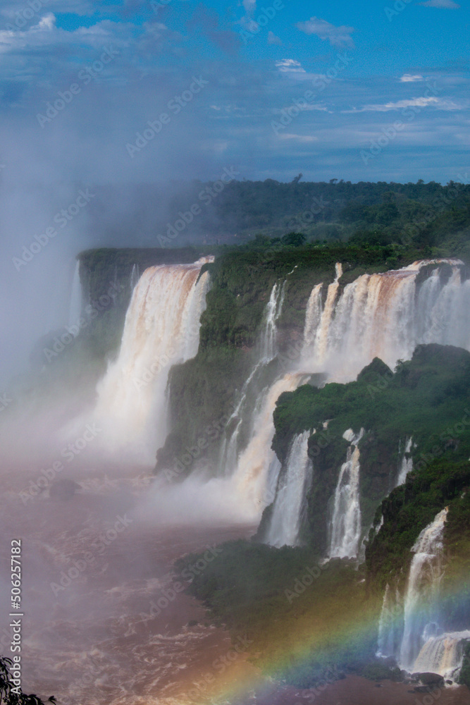 Fototapeta premium falls rainbow