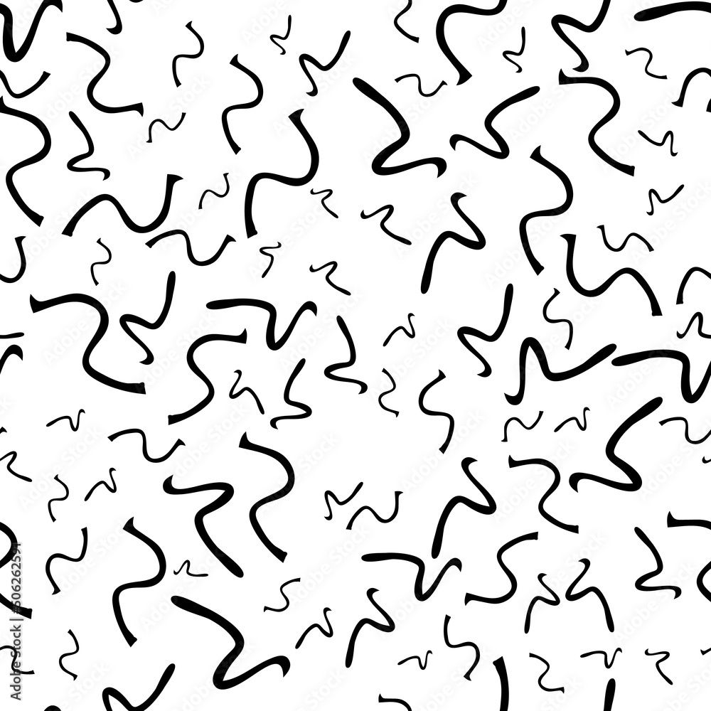 Seamless pattern with sketch squiggle Seamless pattern with sketch squiggle
