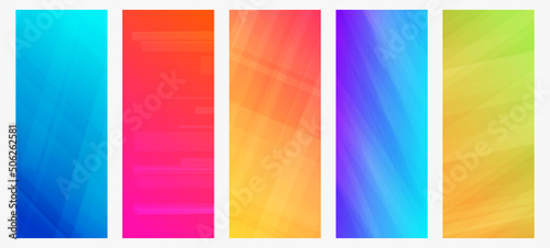 Modern colorful gradient background with lines