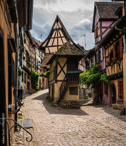 Famous house in Eguisheim, Alsace