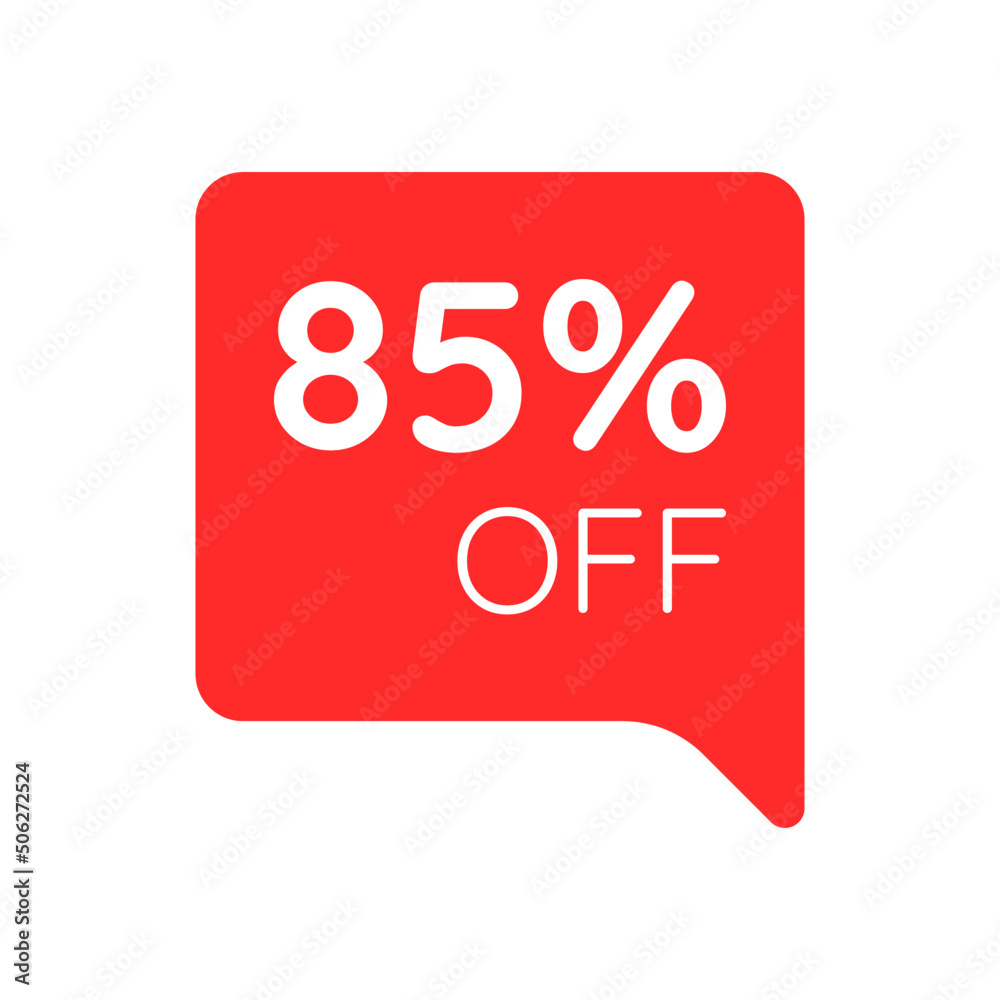 Special offer sale label illustration. Discount offer price label, symbol, and sticker for advertising campaign in retail, sale promo marketing discount 85%. Sticker sale, ad offer shopping Special offer sale label illustration. Discount offer price label, symbol, and sticker for advertising campaign in retail, sale promo marketing discount 85%. Sticker sale, ad offer shopping
