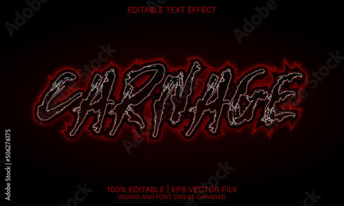 Carnage text effect