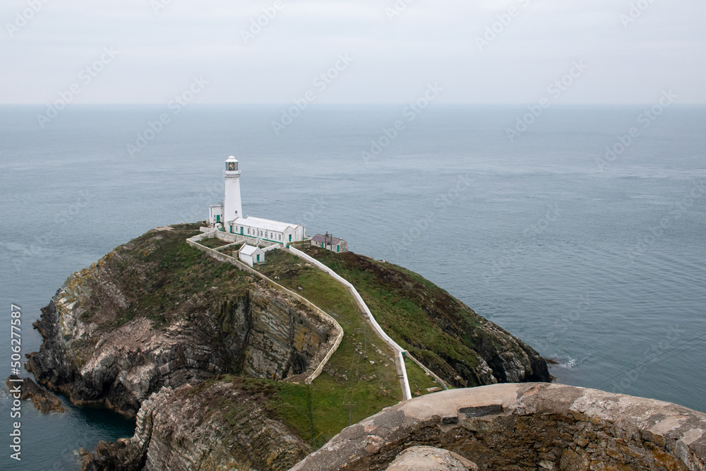 South Stack Lighthouse on Anglesey Island, north Wales, UK