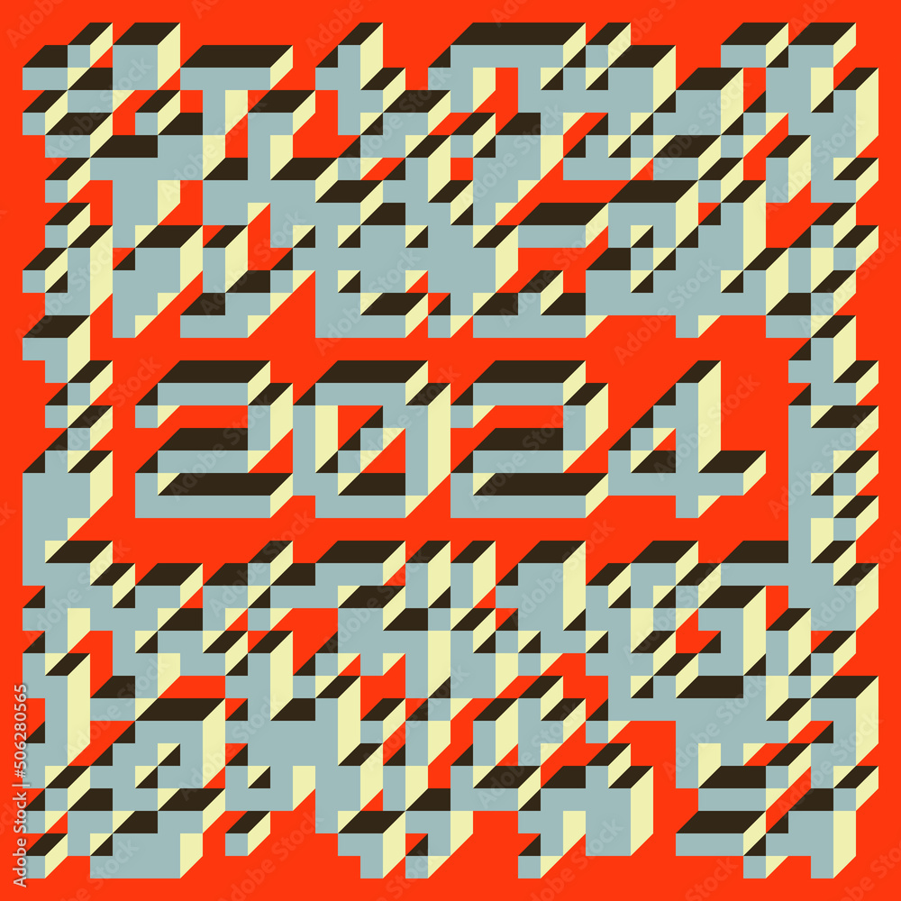 2024 Implementation of Edward Zajec “Il Cubo” from 1971. Essentially a Truchet tile set of 8 tiles and rules for placement art illustration 2024 Implementation of Edward Zajec “Il Cubo” from 1971. Essentially a Truchet tile set of 8 tiles and rules for placement art illustration