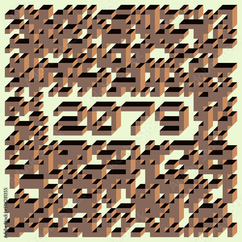Fotografía 2079 Implementation of Edward Zajec “Il Cubo” from 1971