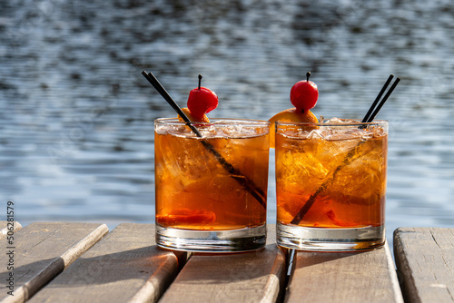 brandy old fashioned cocktail