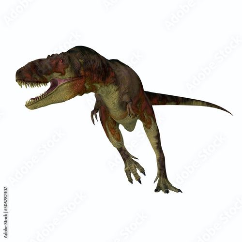 Daspletosaurus Dinosaur Running - Daspletosaurus was a carnivorous theropod dinosaur that lived in North America during the Cretaceous Period. © Catmando