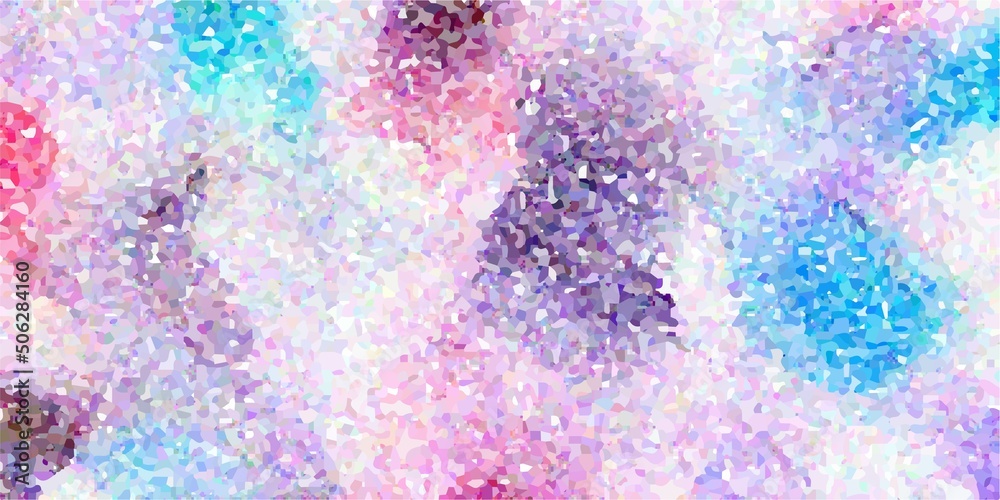 crystal grain background with rainbow pattern