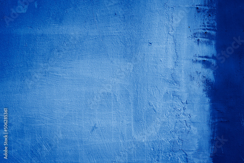 blue abstract grunge textures wall background. Watercolor