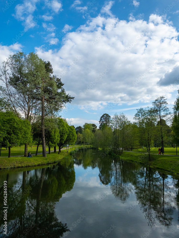 lake in the park