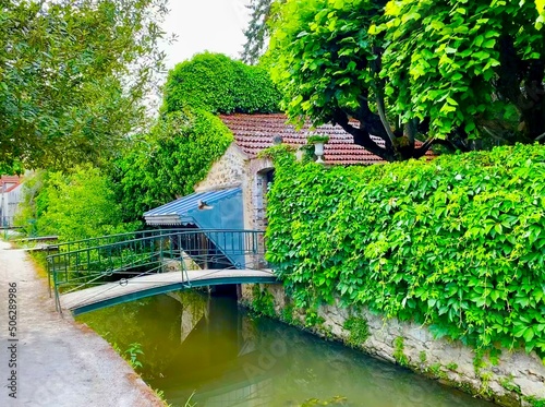 garden in the park in Chevreuse photo