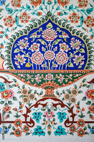 Fototapeta Multani Pattern tiles On Mosque Wall