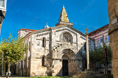 Santa Maria del Campo Collegiate Church in A Coruna - Galicia, Spain