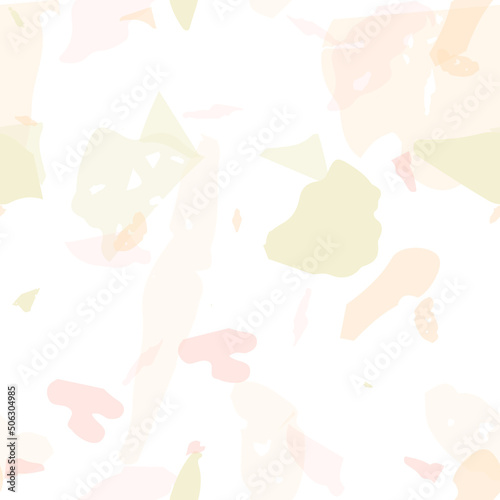 Terrazzo seamless pattern. Pastel venetian