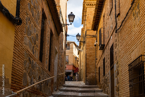 Old houses of historic city Toledo, Spain. UNESCO World Heritage Site. © JackF