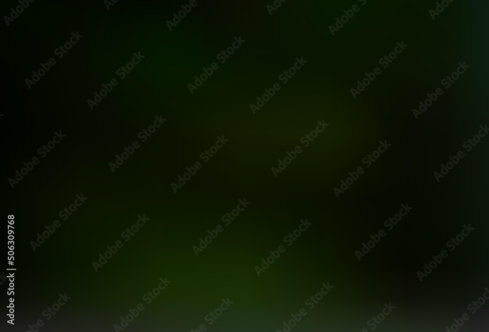 Light Green vector abstract bokeh pattern.