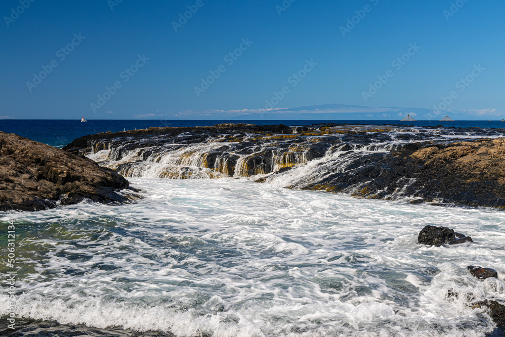 Blow Hole on Keahole Point, Hawaii Island, Hawaii, USA Blow Hole on Keahole Point, Hawaii Island, Hawaii, USA